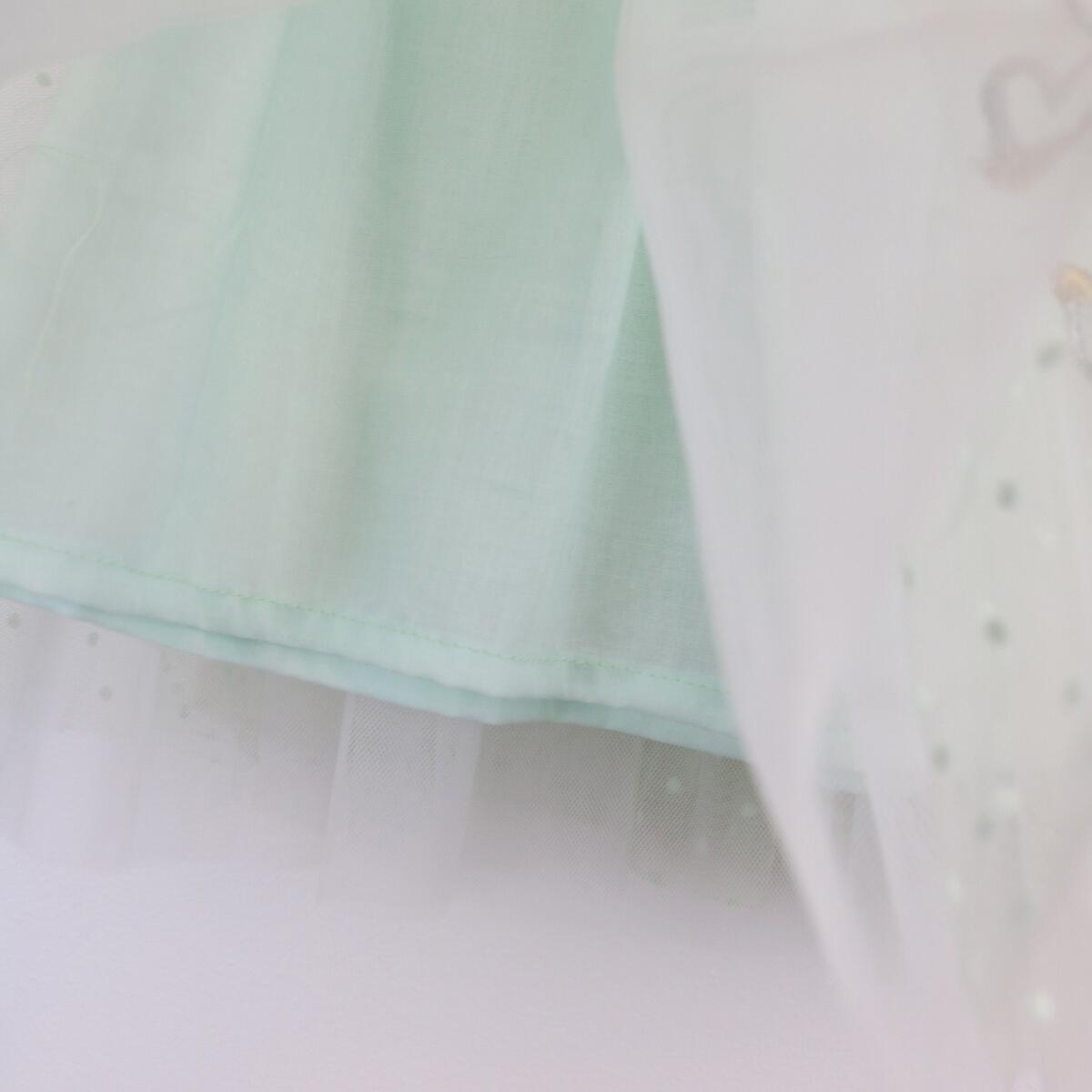 Doe A Dear Green Floral Mesh Tutu - shopnurseryrhymes