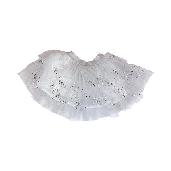 Doe A Dear Silver Dots Tutu Skirt - shopnurseryrhymes