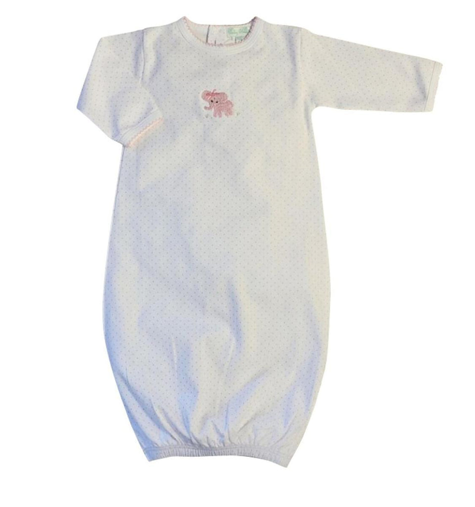 Baby Threads Pink Elephant Gown