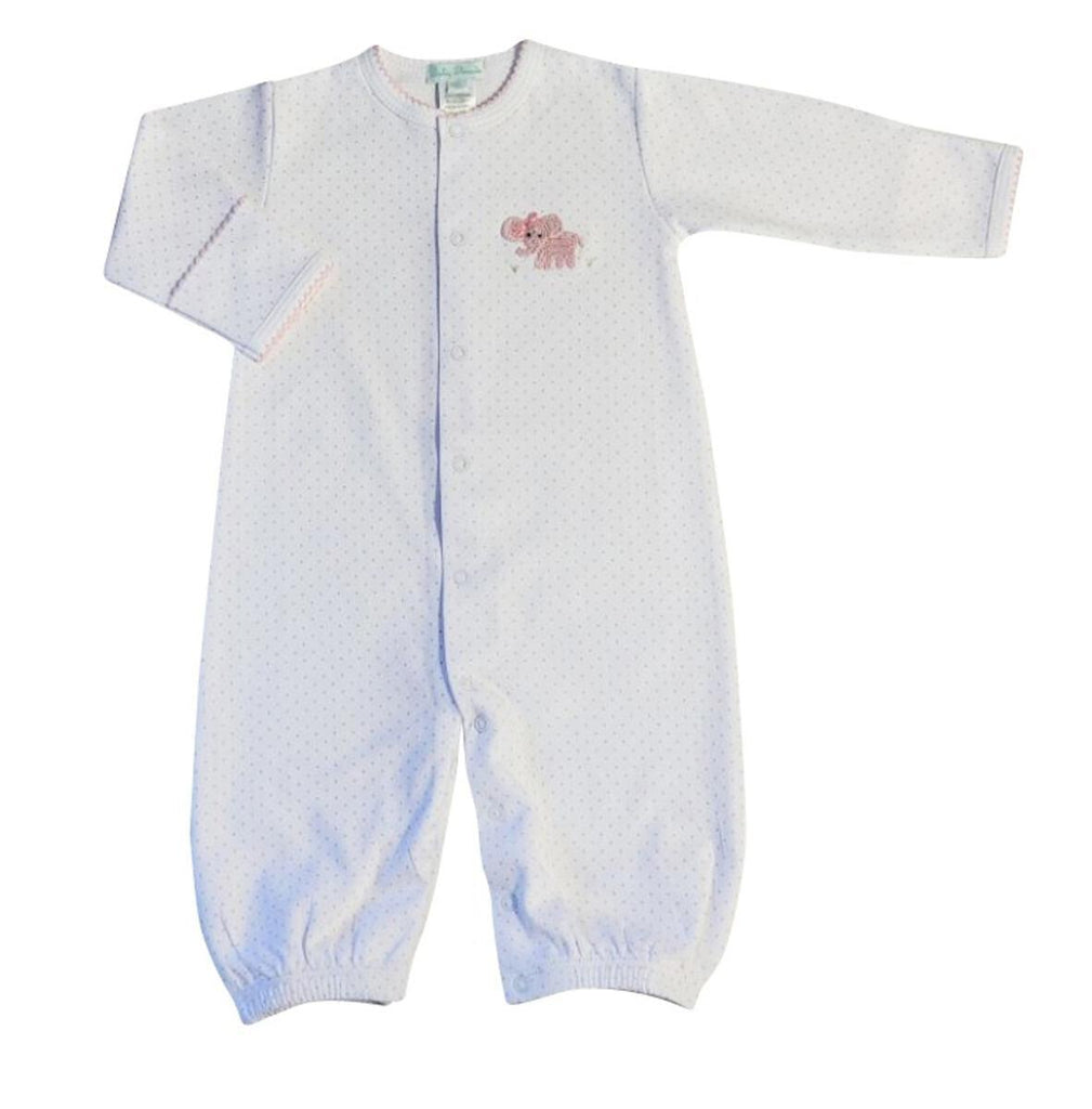 Baby Threads Pink Elephant Converter Gown - shopnurseryrhymes