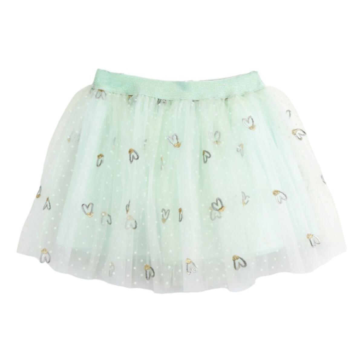 Doe A Dear Green Floral Mesh Tutu - shopnurseryrhymes