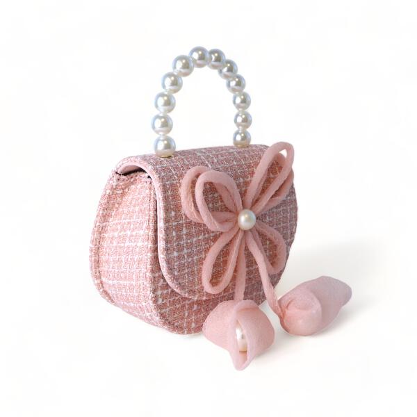 Doe A Dear Bowtie Tweed Purse