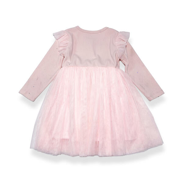 Doe A Dear Bow Stone Tulle Dress, The Everly