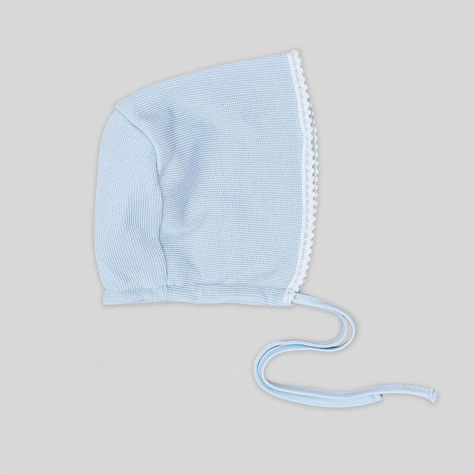 Miocotton Special Knit Bonnet, Blue