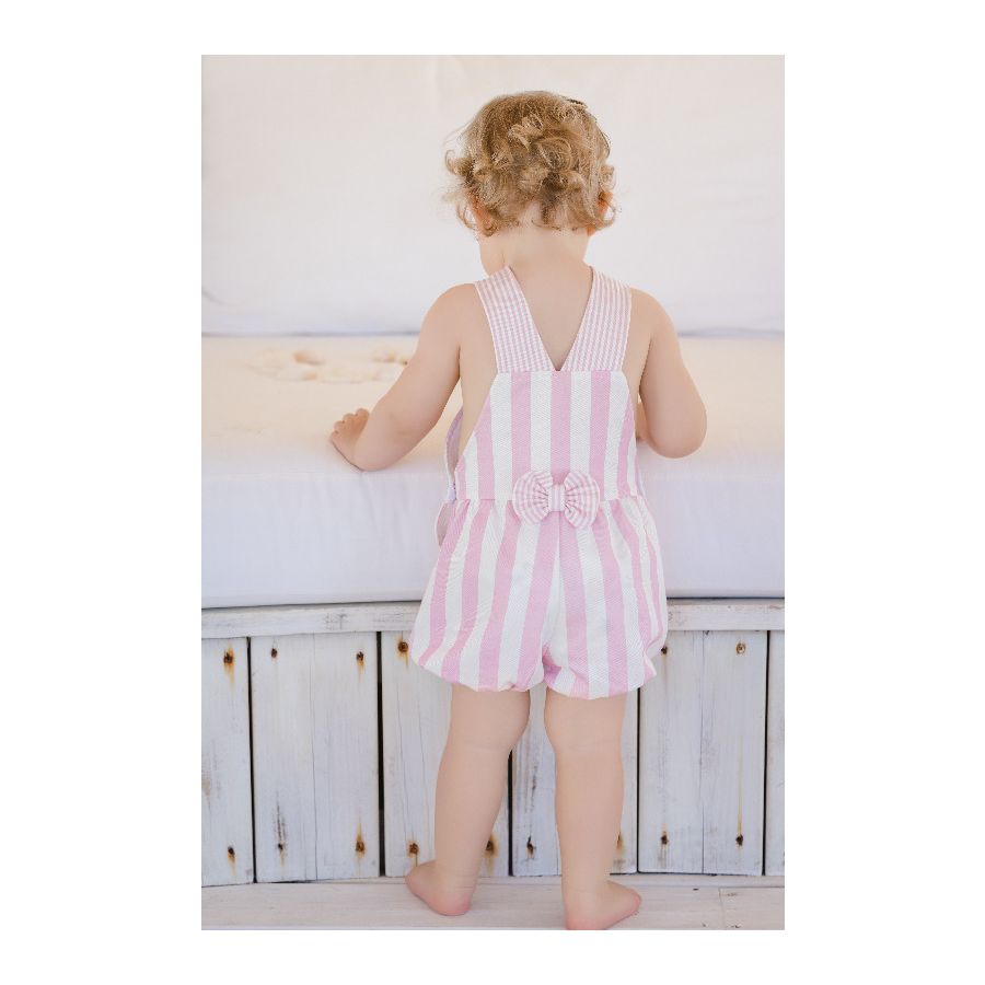 Sal & Pimenta Stripes Duo Pink Romper