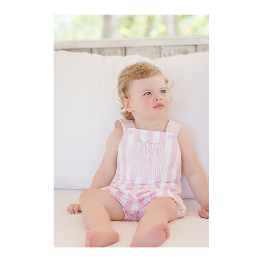 Sal & Pimenta Stripes Duo Pink Romper