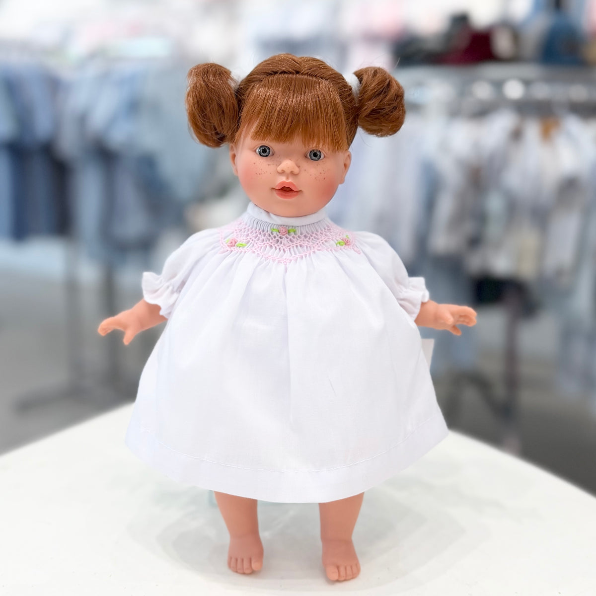 Rosalina Hailey Red Haired Doll with White Roselle Bishop
