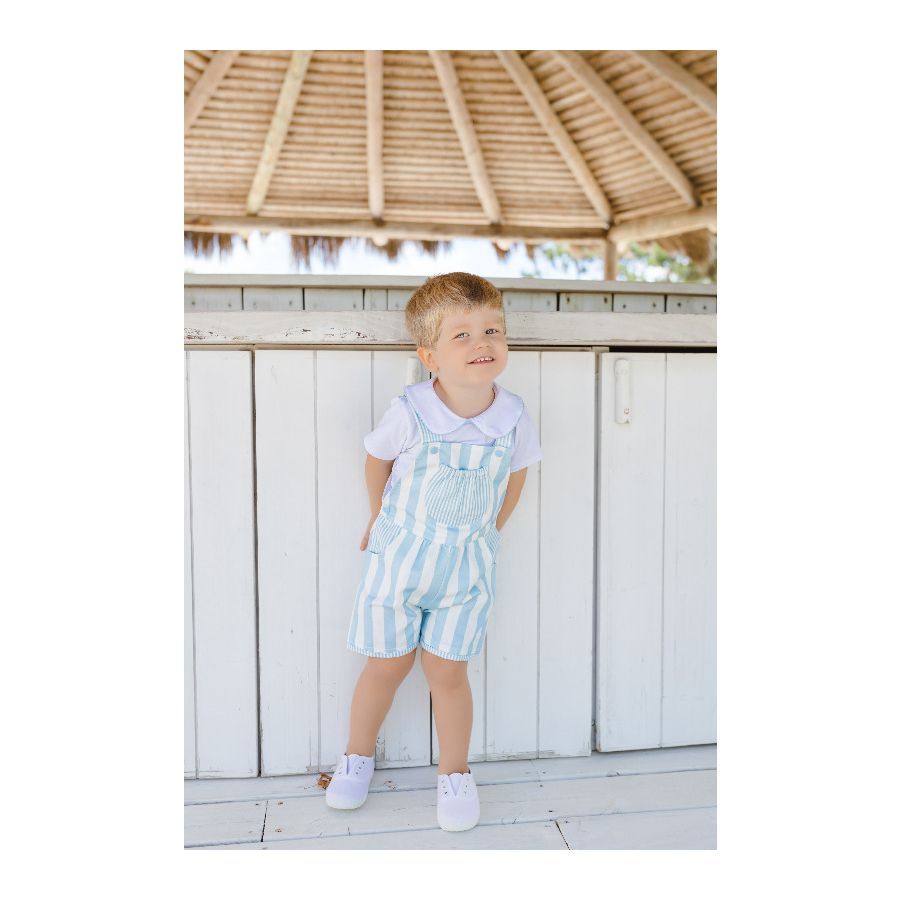 Sal & Pimenta Stripes Duo Blue Overall