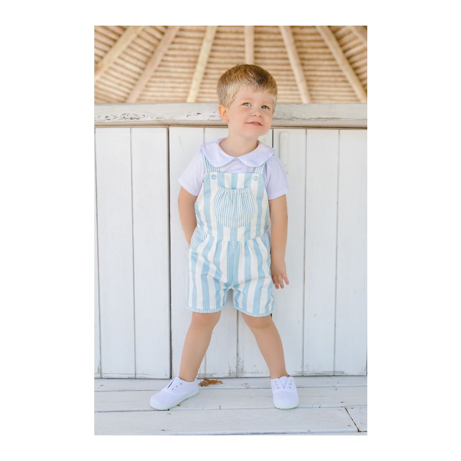 Sal & Pimenta Stripes Duo Blue Overall