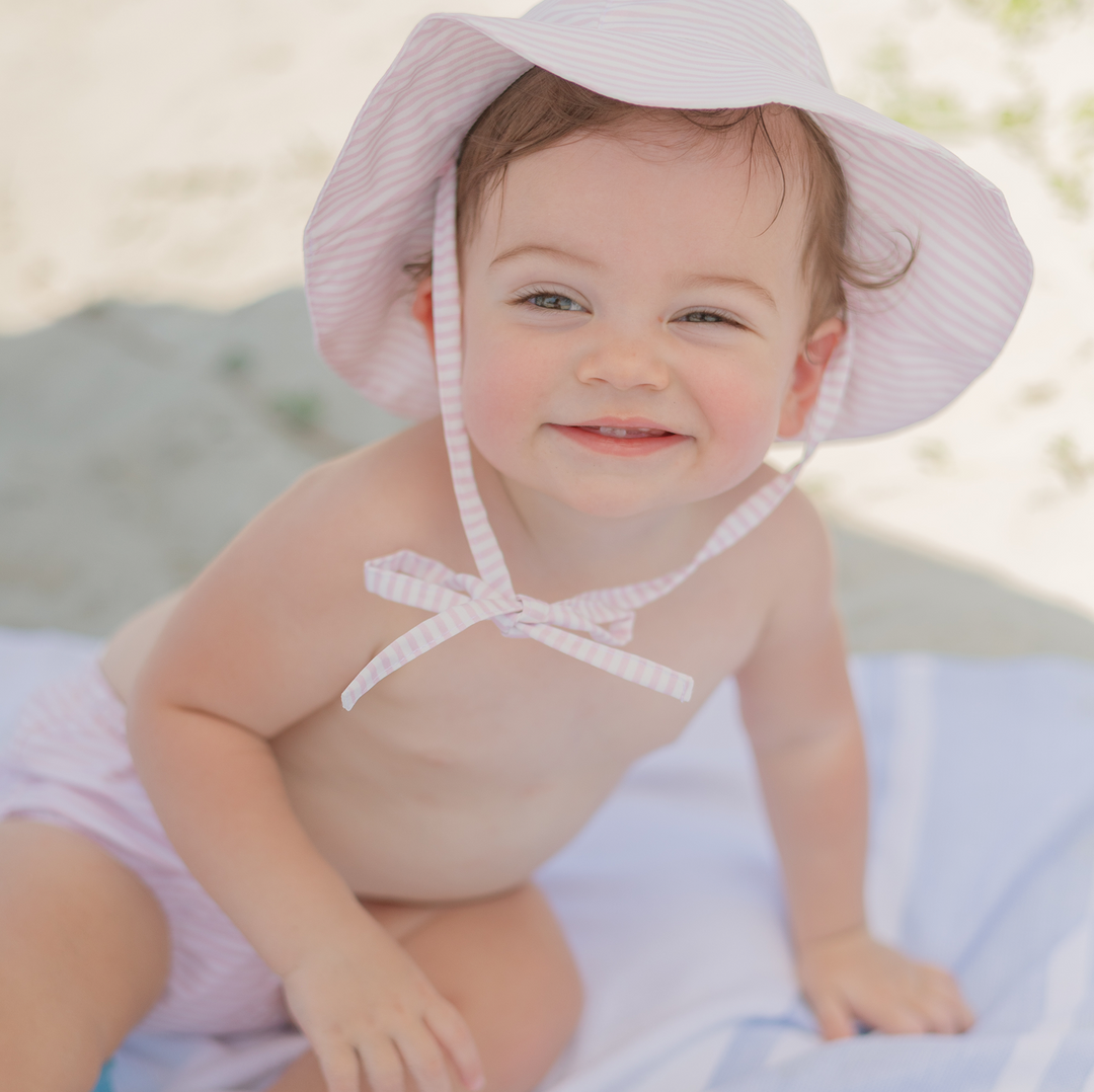 Minnow Pink Stripe Diaper Bloomer Cover