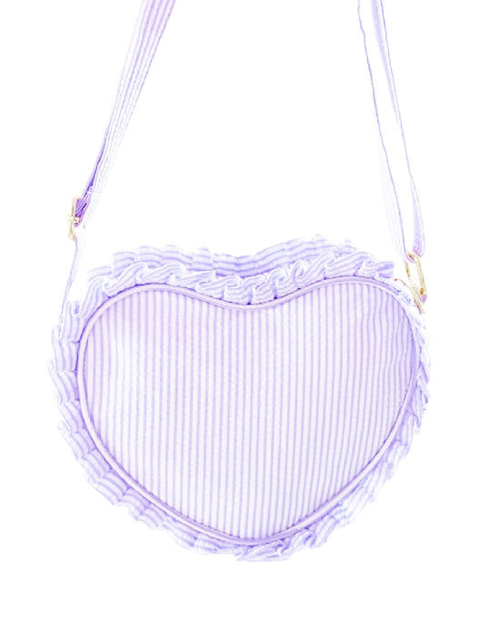 Bits & Bows Heart Purse, Lilly Lavender