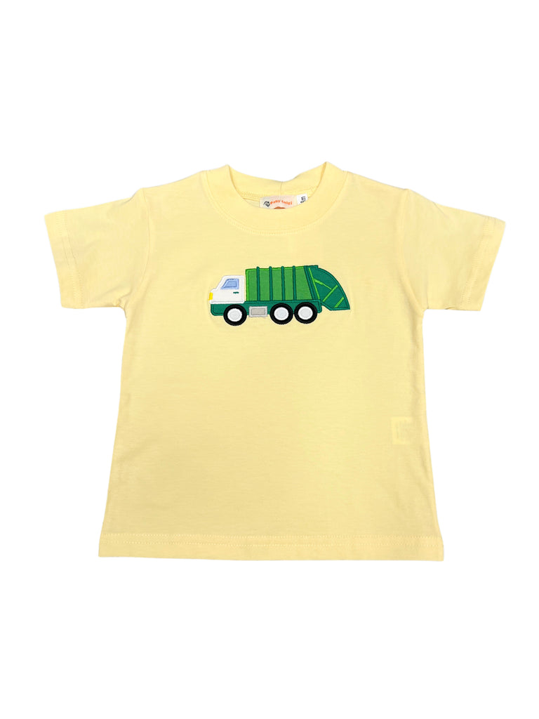 Luigi Tee, Garbage Truck on Pale Yellow