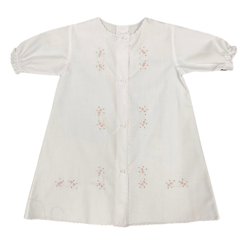 Auraluz Button Front Daygown with Tiny Buds
