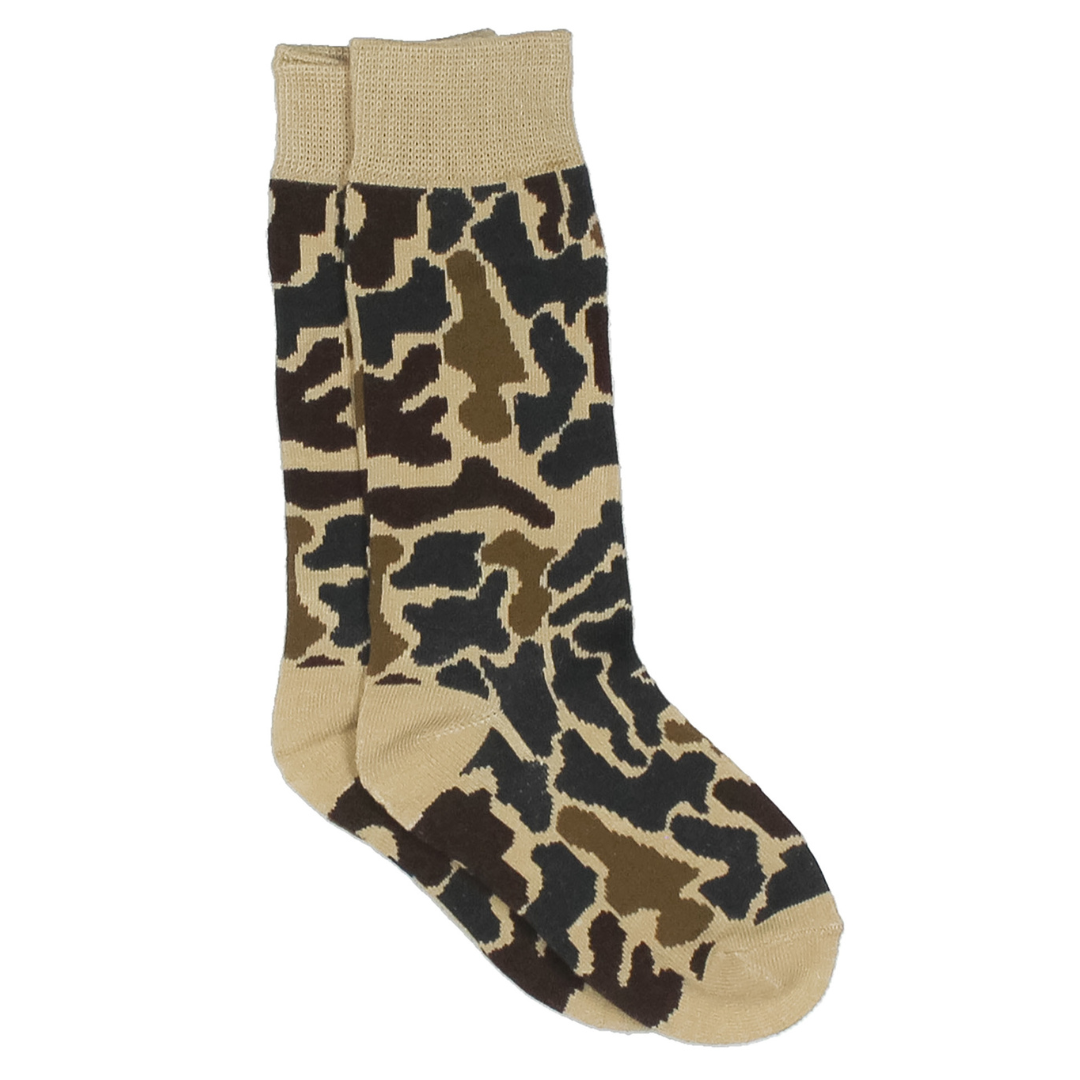 Properly Tied Lucky Duck Socks, Vintage Camo