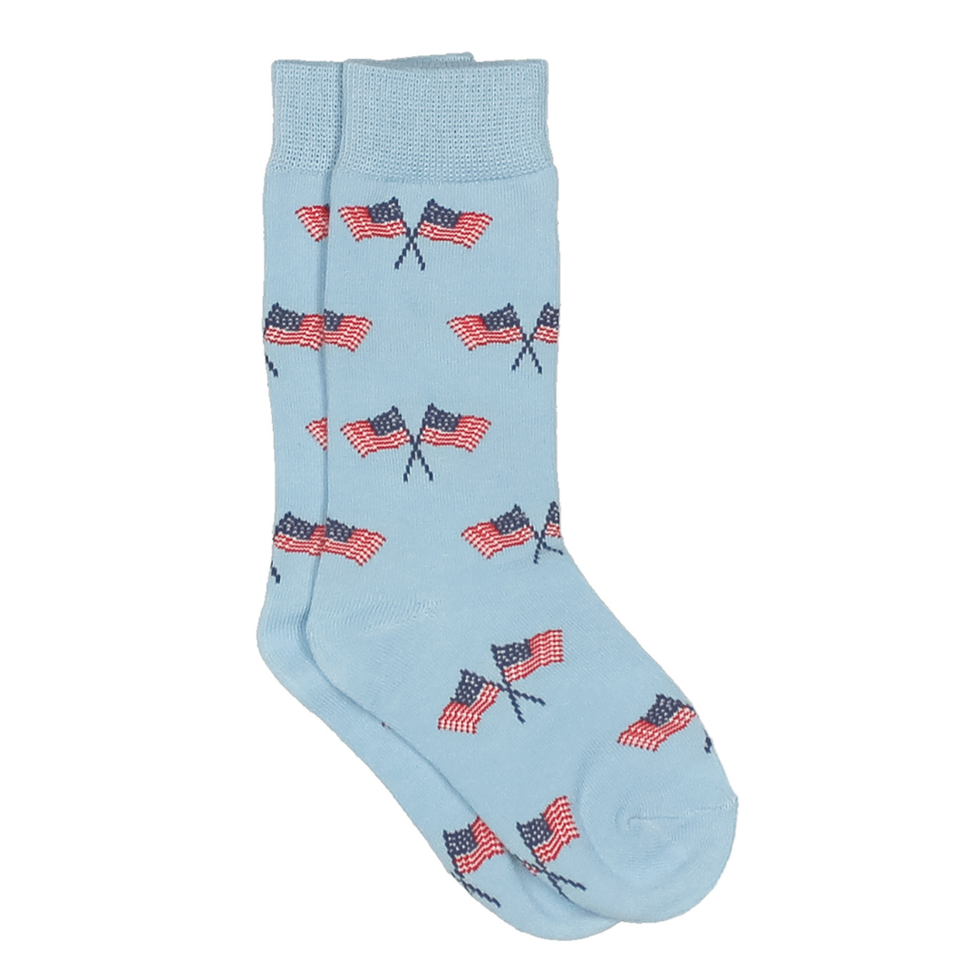 Properly Tied Lucky Duck Socks, Freedom Flag