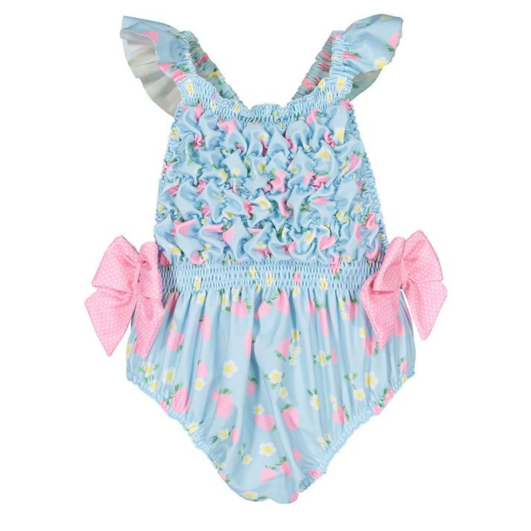 Sal & Pimenta Summer Berries Frilled Swimsuit