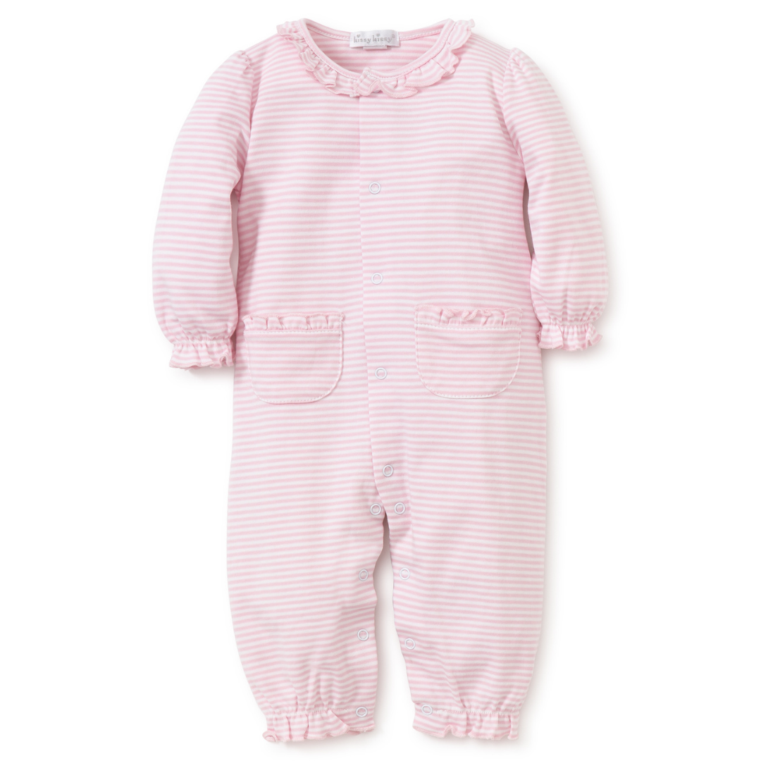 Kissy Kissy Simple Stripes Playsuit, Pink