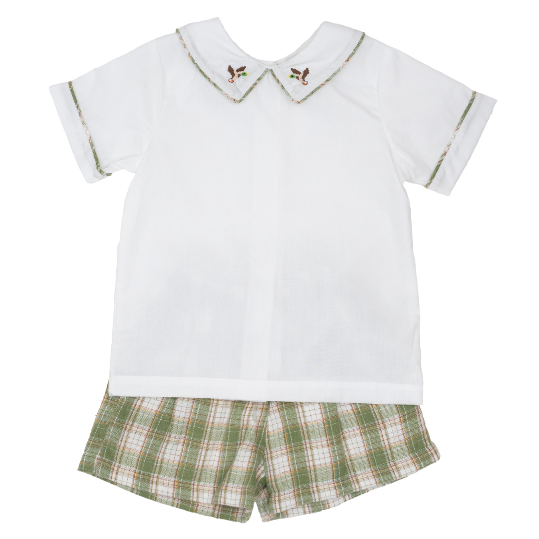 The Oaks John Mallard Grove Plaid Short Set