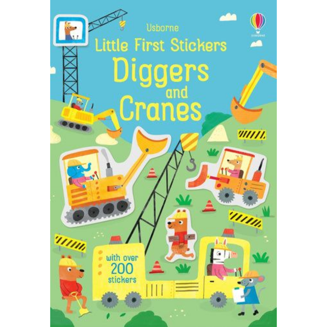 HarperCollins Little First Stickers Diggers and Cranes
