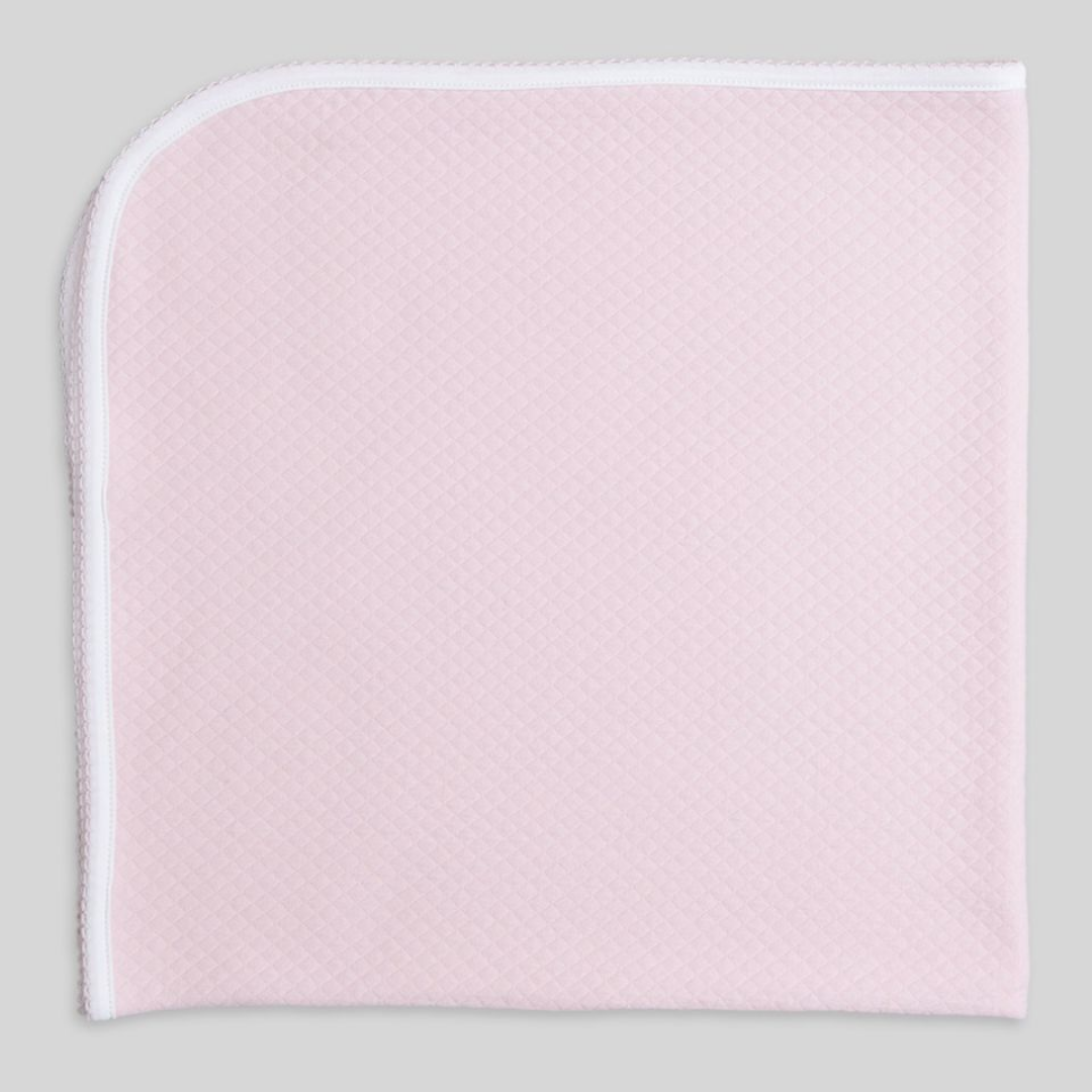 Miocotton Quilted Sky Blanket, Pink