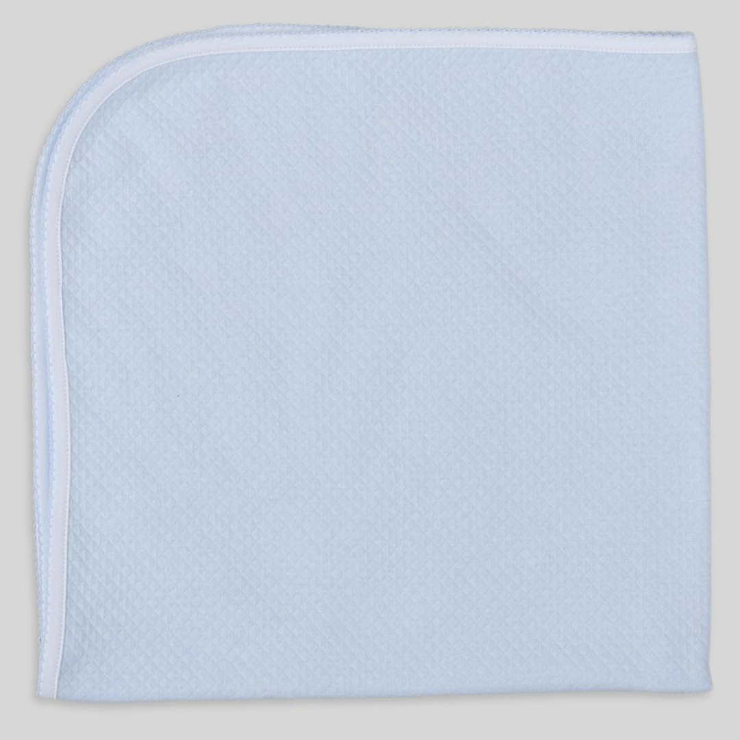 Miocotton Quilted Sky Blanket, Blue