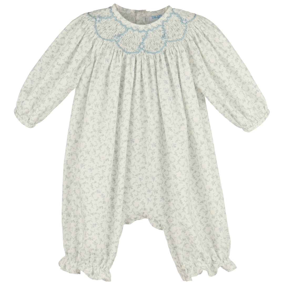 Luli & Me Soft Dew Overall, Blue