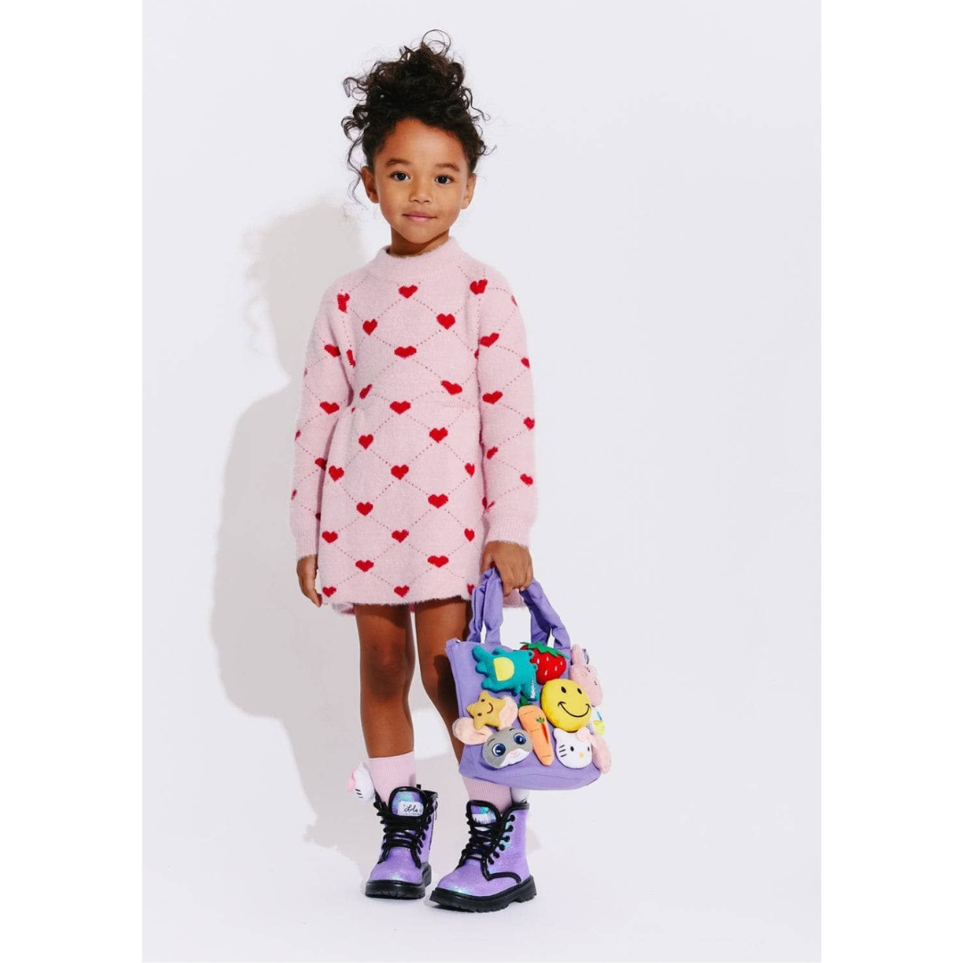 Lola & The Boys Sweetheart Sweater Dress