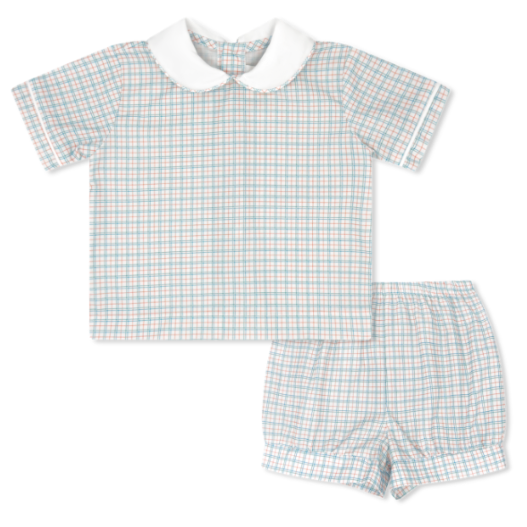 Lullaby Set Sibley Short Set, Countryside Plaid