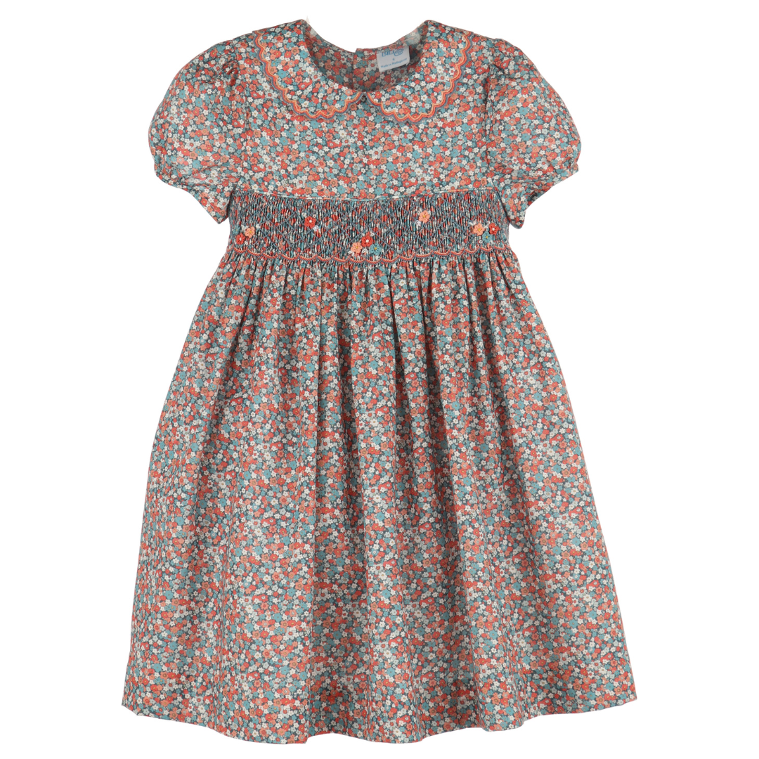 Luli & Me Floral Vintage Dress