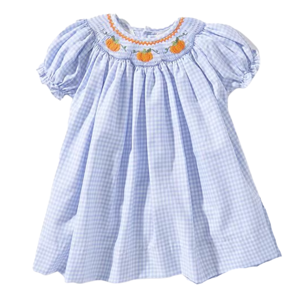 Petit Ami Pumpkin Bishop Dress