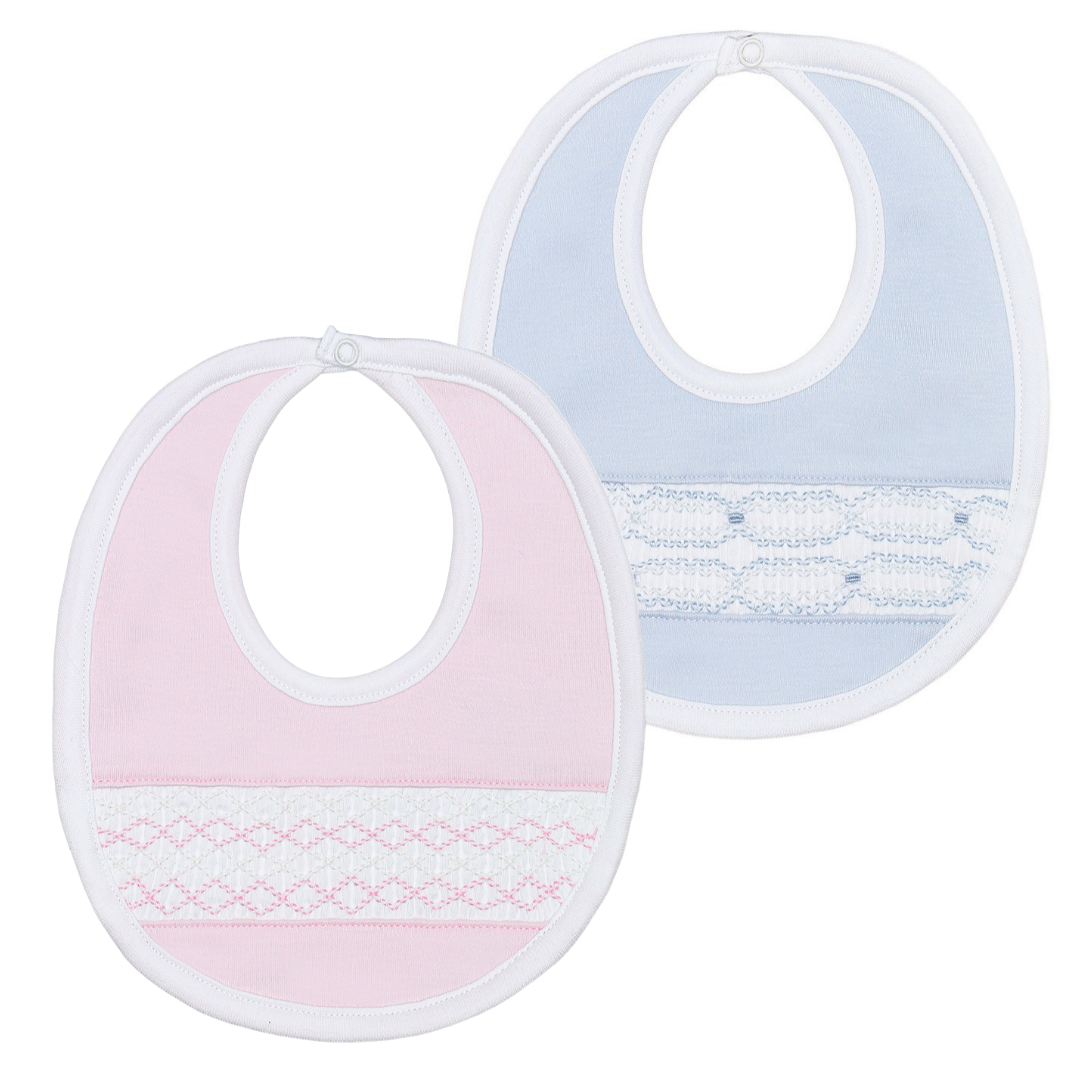 Nella Pima Signature Smocked Bib