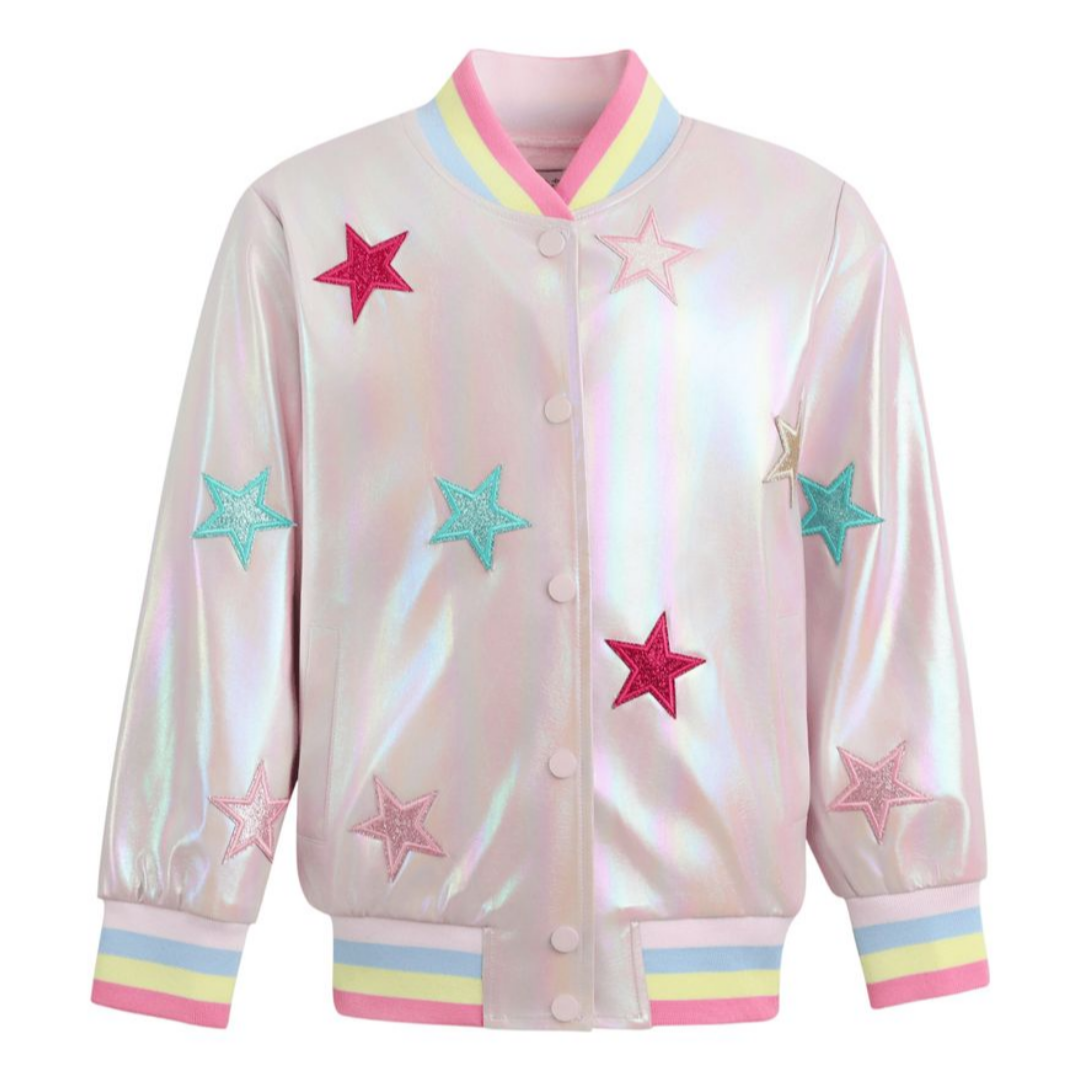 Lola & The Boys Holographic Stars Bomber