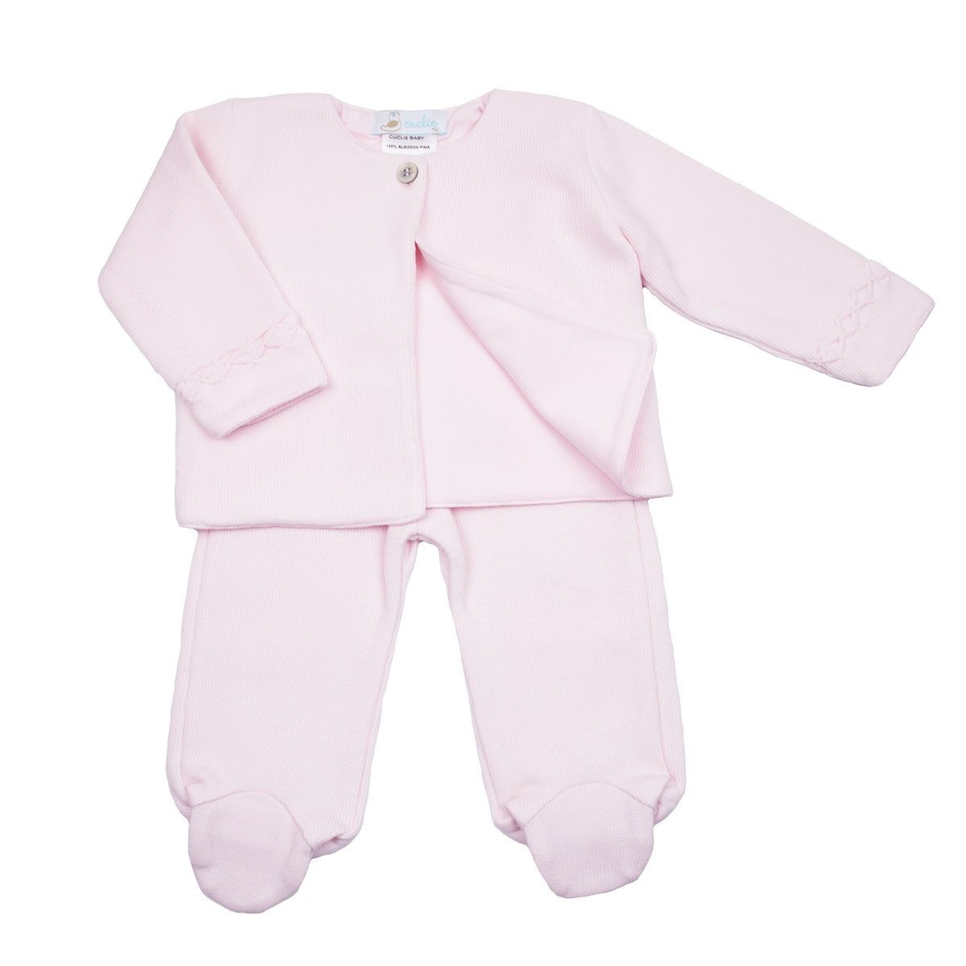 Cuclie Hand Smocked Layette Set