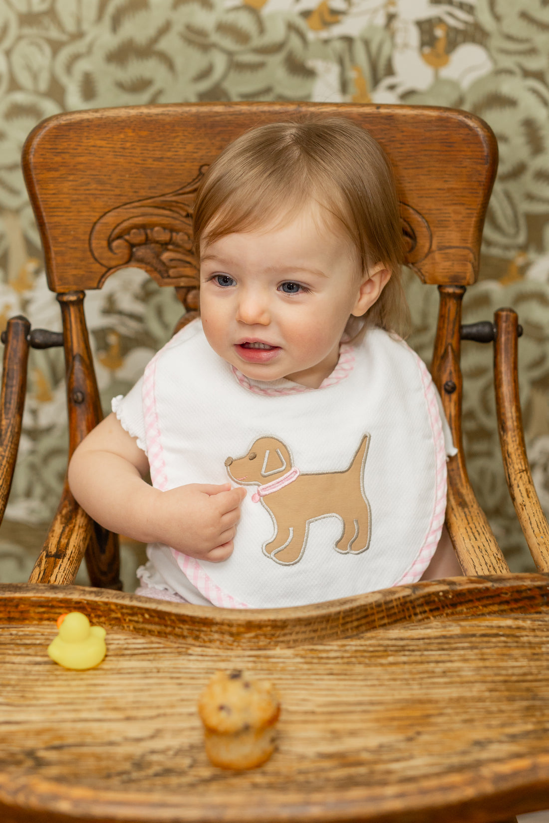 3 Martha's Puppy Applique Basic Bib