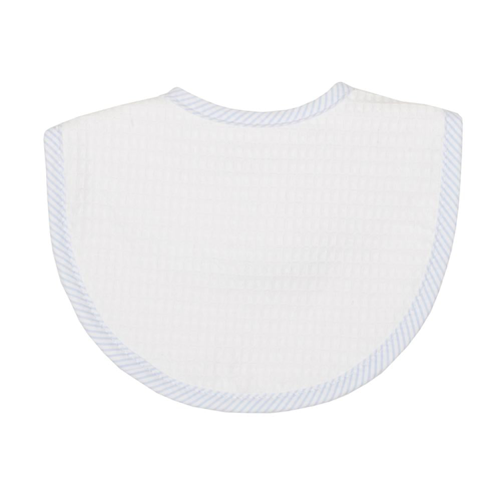 3 Martha's Pique Seersucker Stripe Bib