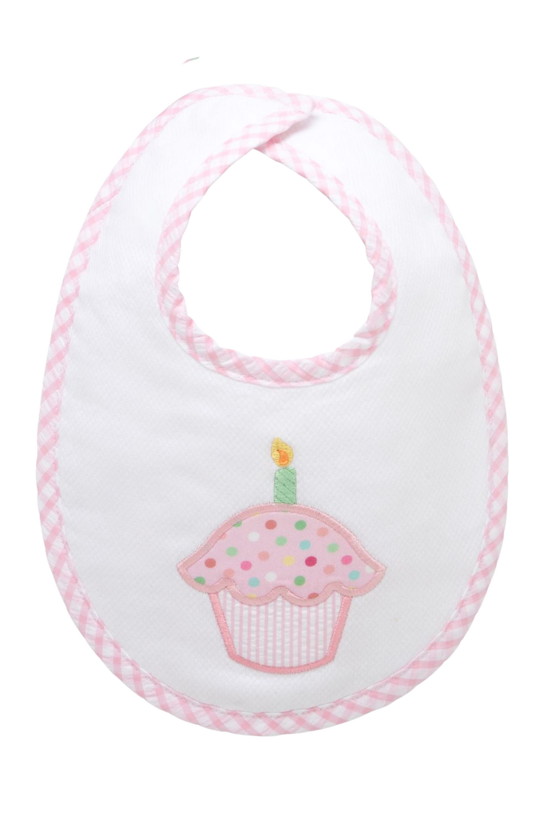 3 Martha's Cupcake Applique Basic Bib