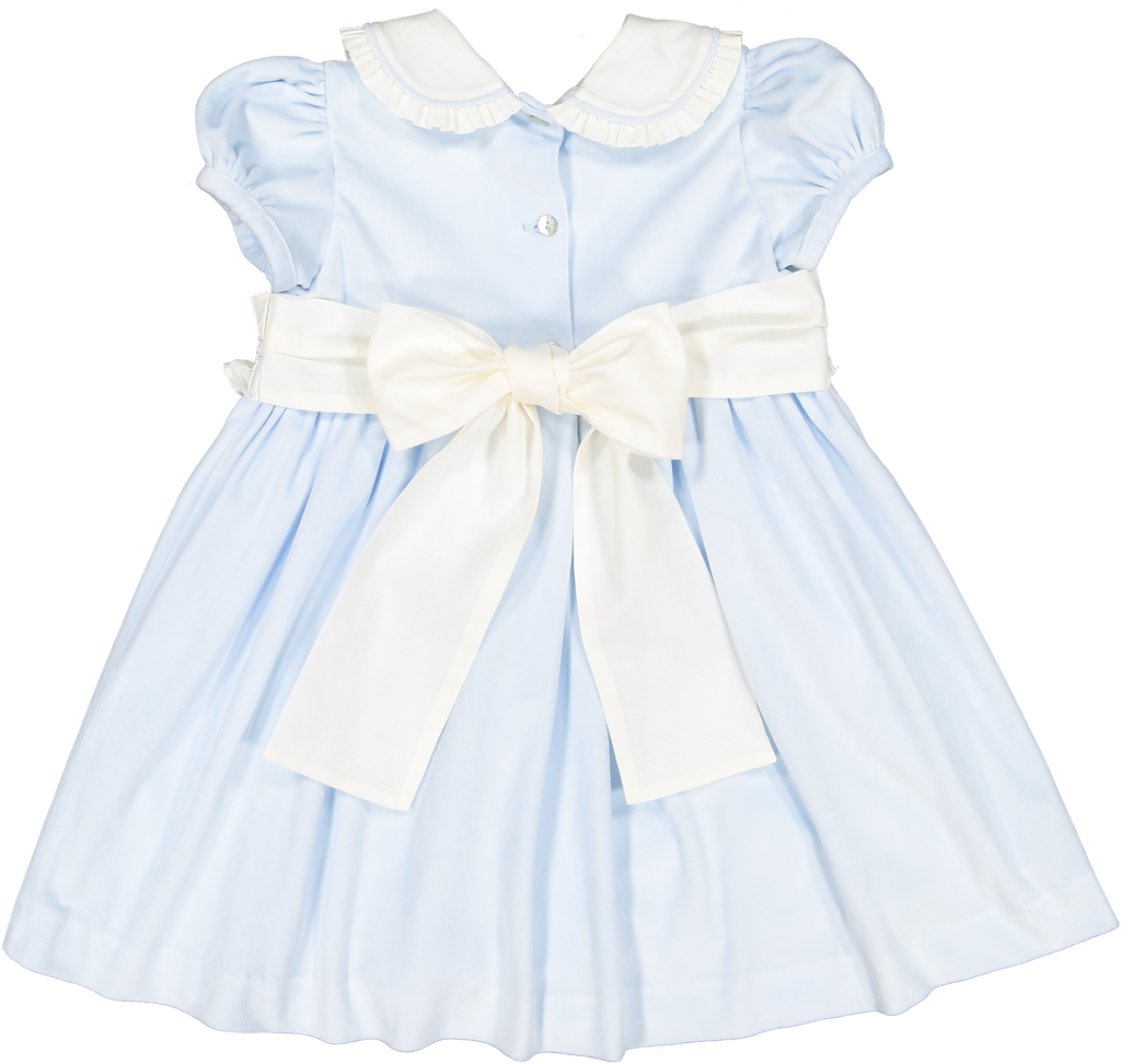 Sal & Pimenta Pastel Blue Velvet Dress