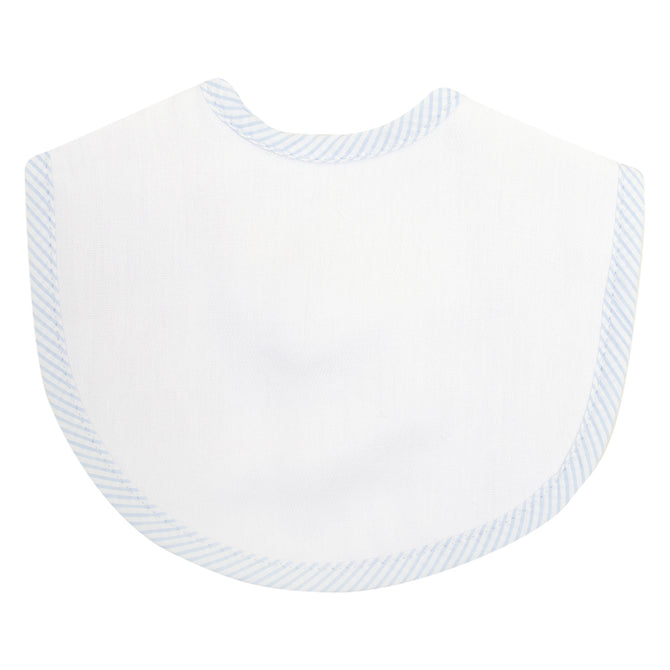 3 Martha's Seersucker Stripe Bib