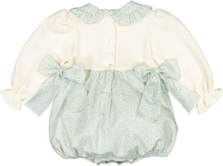 Sal & Pimenta Winter Bloom Blue Romper