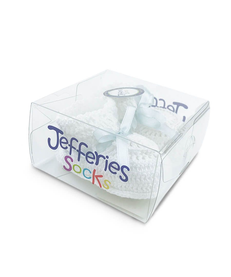 Jefferies Hand Crochet Ribbon Booties