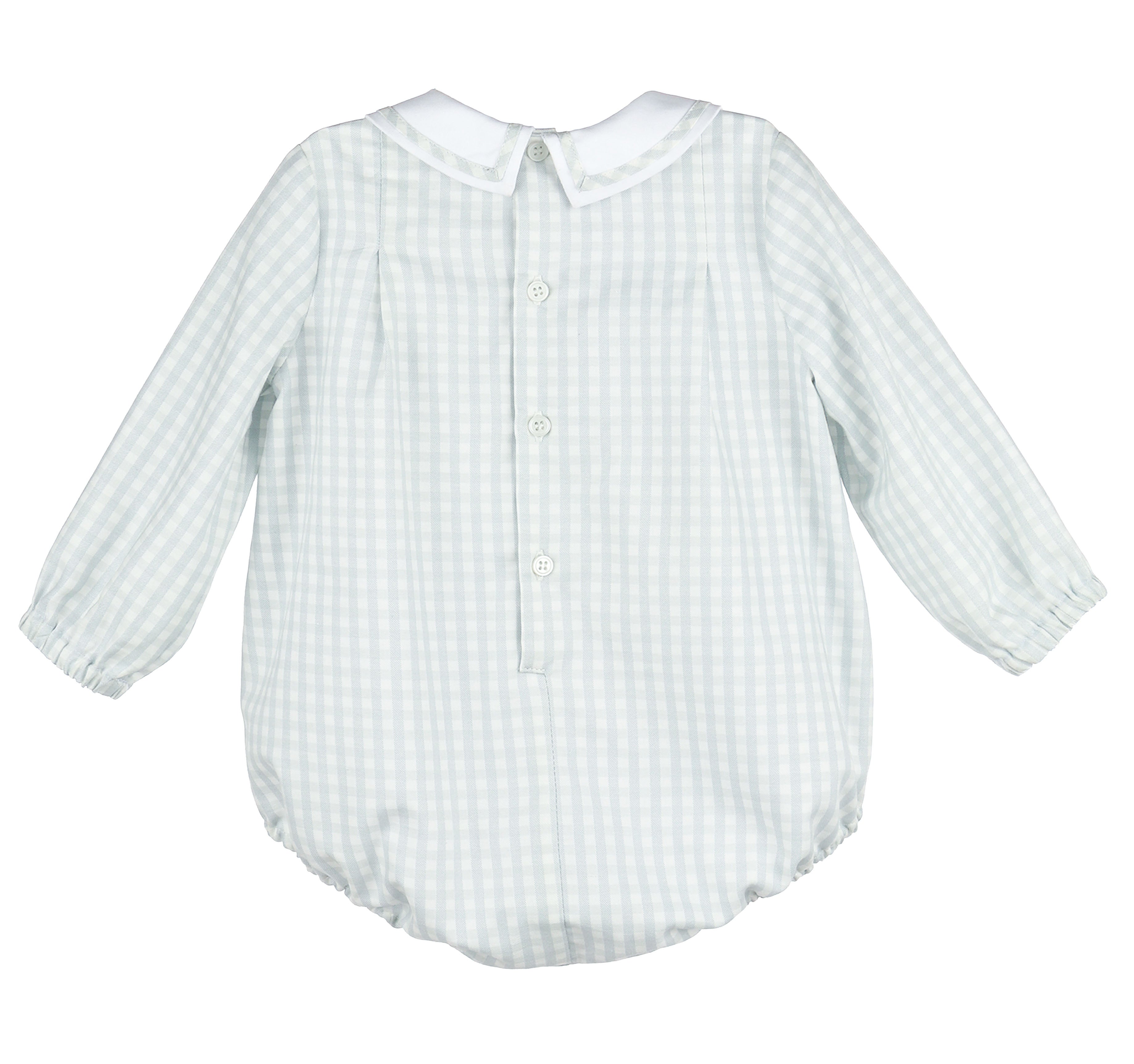Sophie & Lucas Frosty Check Bubble, Blue