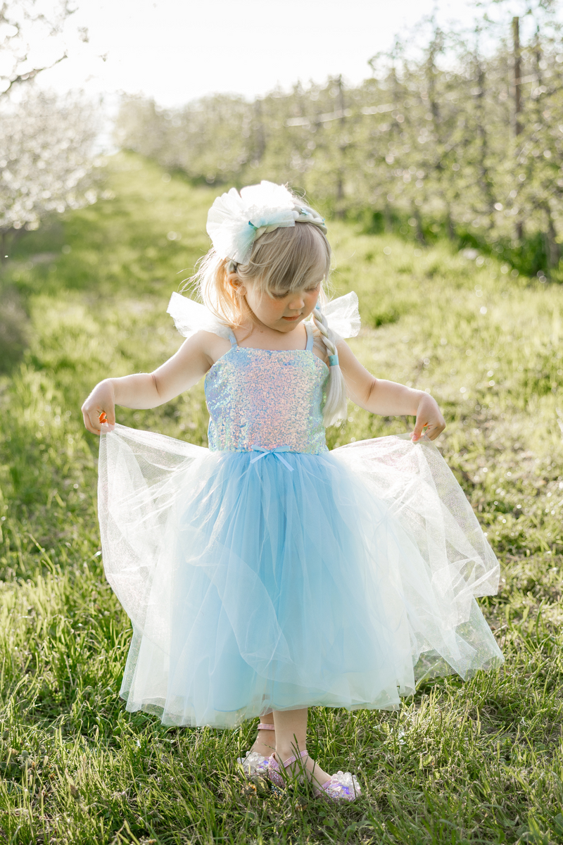 Creative Education Sequins Princess Dress, Blue
