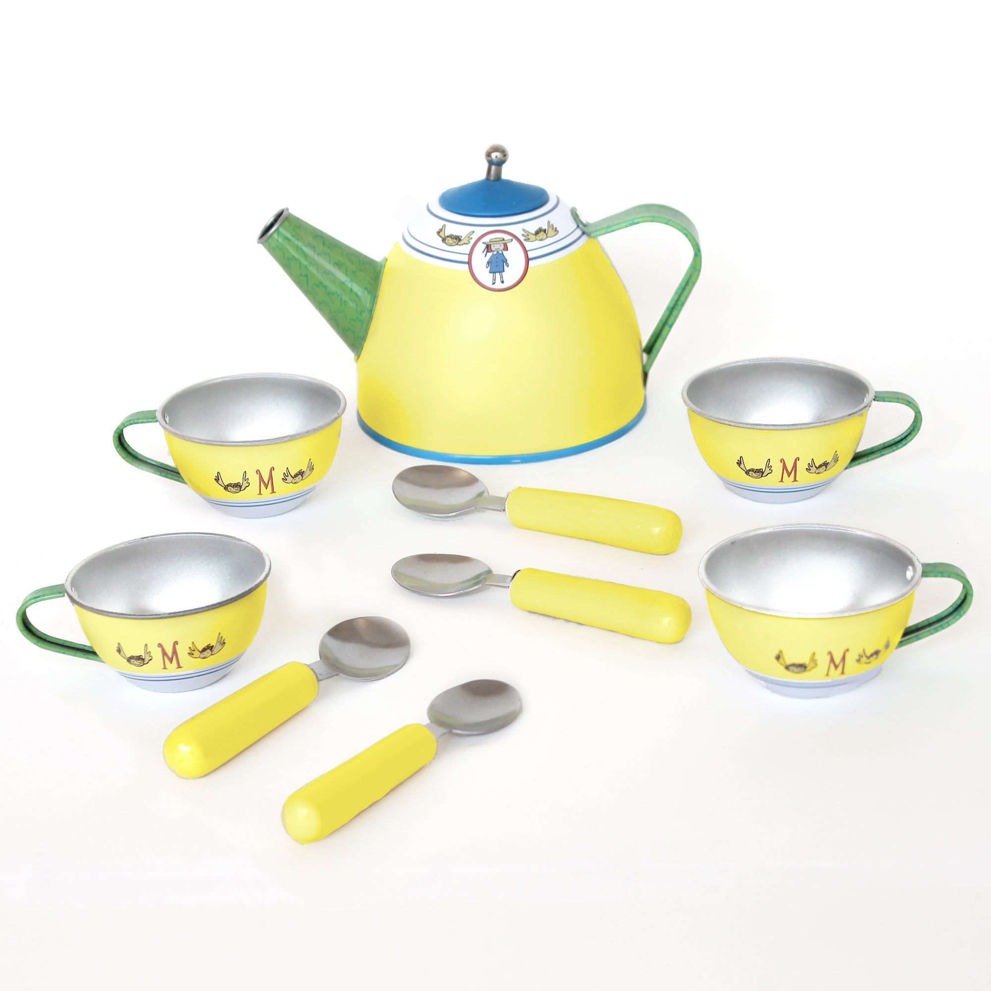 Yottoy Classic Madeline Tin Tea Set Toy