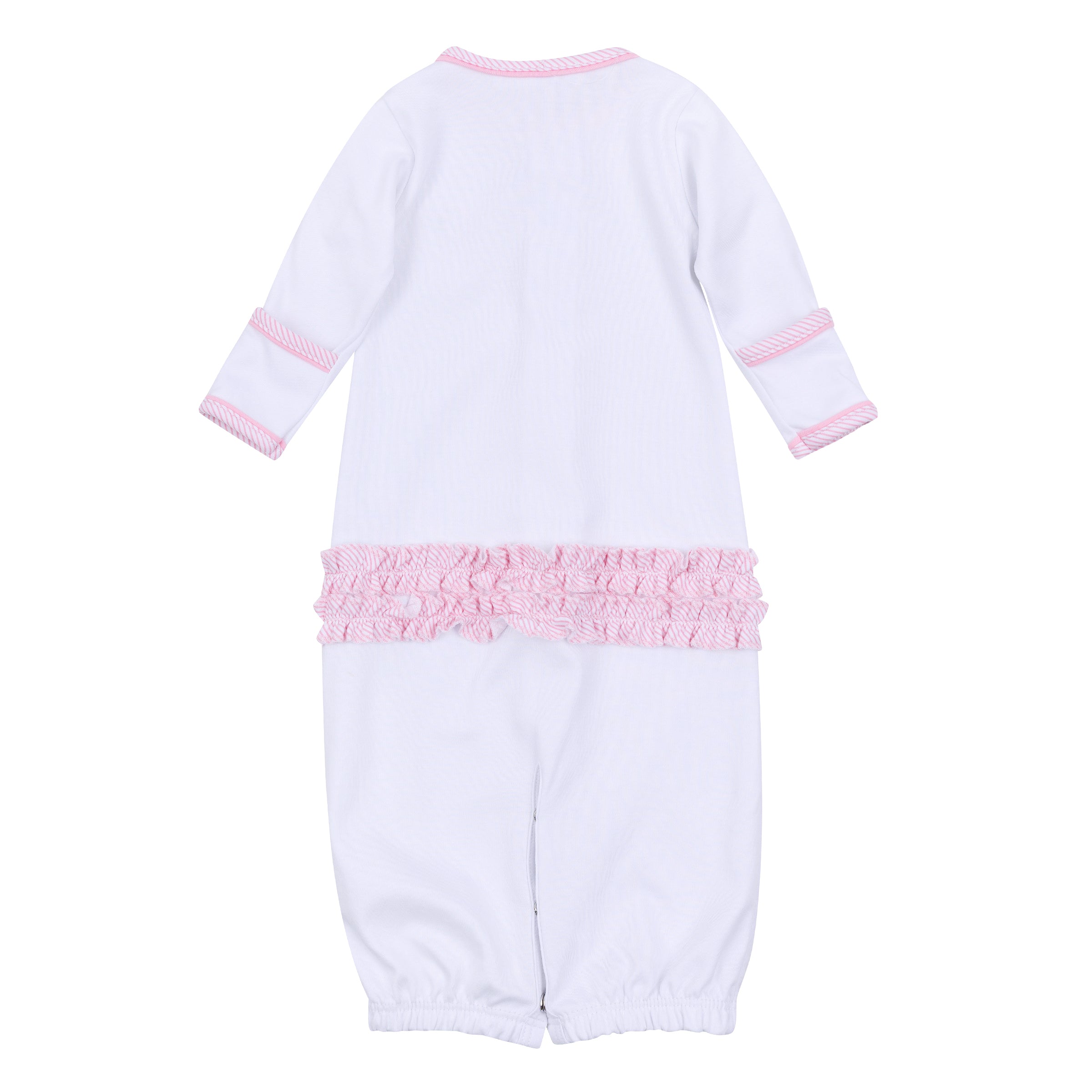 Magnolia Baby Santa Baby Embroidered Ruffle Converter