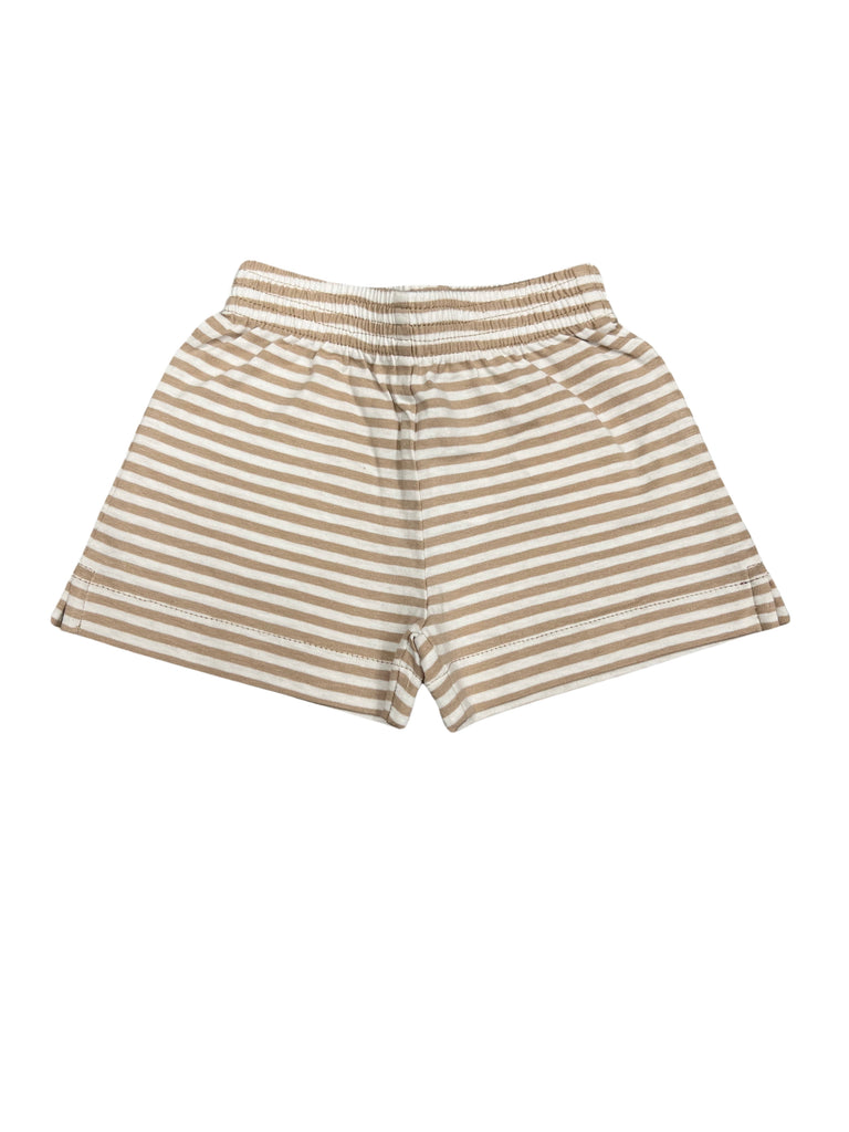 Luigi Jersey Shorts, Sand Stripe
