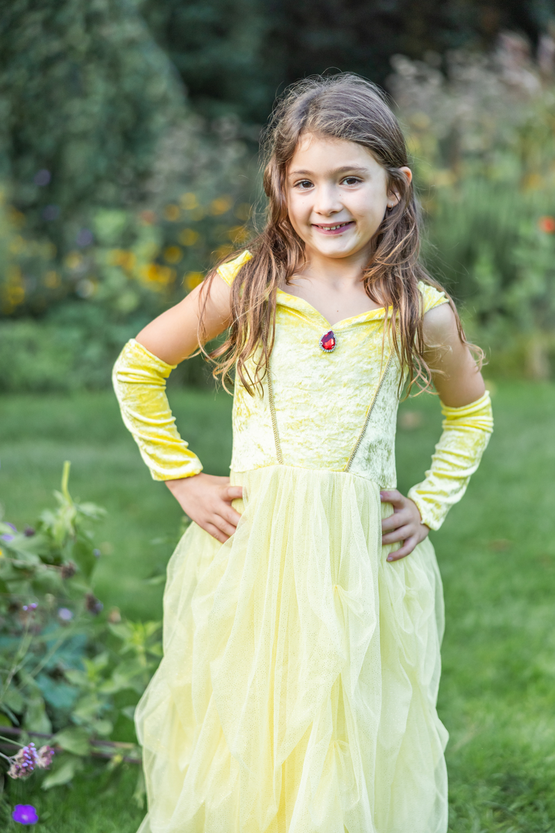 Creative Education Velvety Soft Yellow Princess Gown