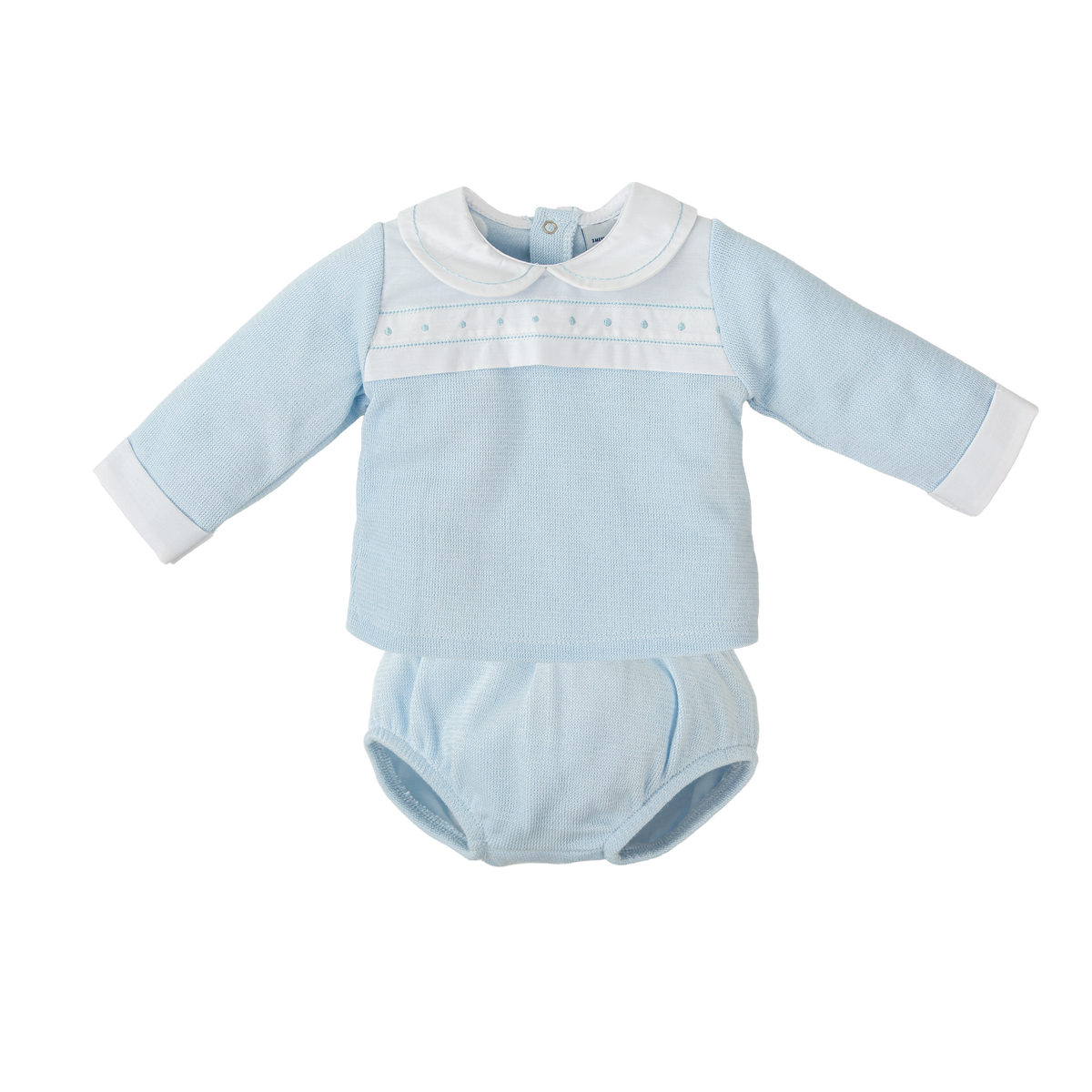 Babidu Yoked Collared Diaper Set
