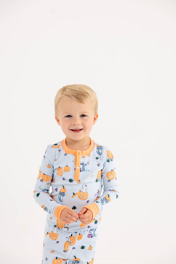 Beaufort Bonnet Payton Pajama Set, Candy & Critters Buckhead Blue