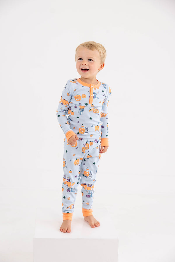 Beaufort Bonnet Payton Pajama Set, Candy & Critters Buckhead Blue
