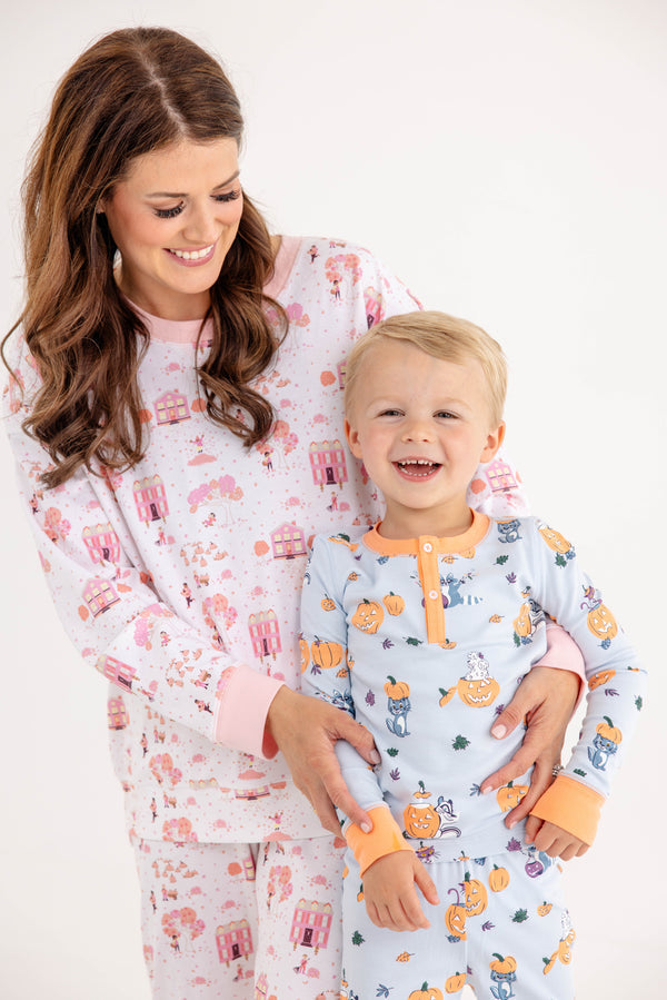 Beaufort Bonnet Payton Pajama Set, Candy & Critters Buckhead Blue